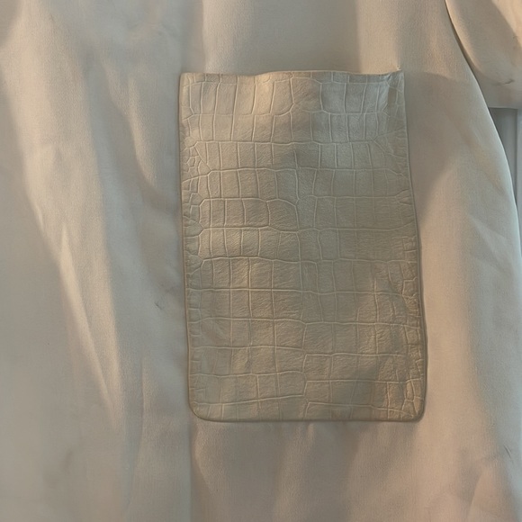 Rag & Bone lamb leather pocket tee - Picture 2 of 2